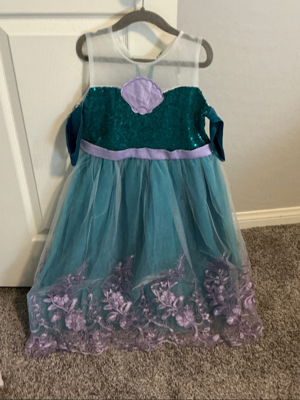 Marshalls Teal and Purple Sequin Mermaid Costume Dress